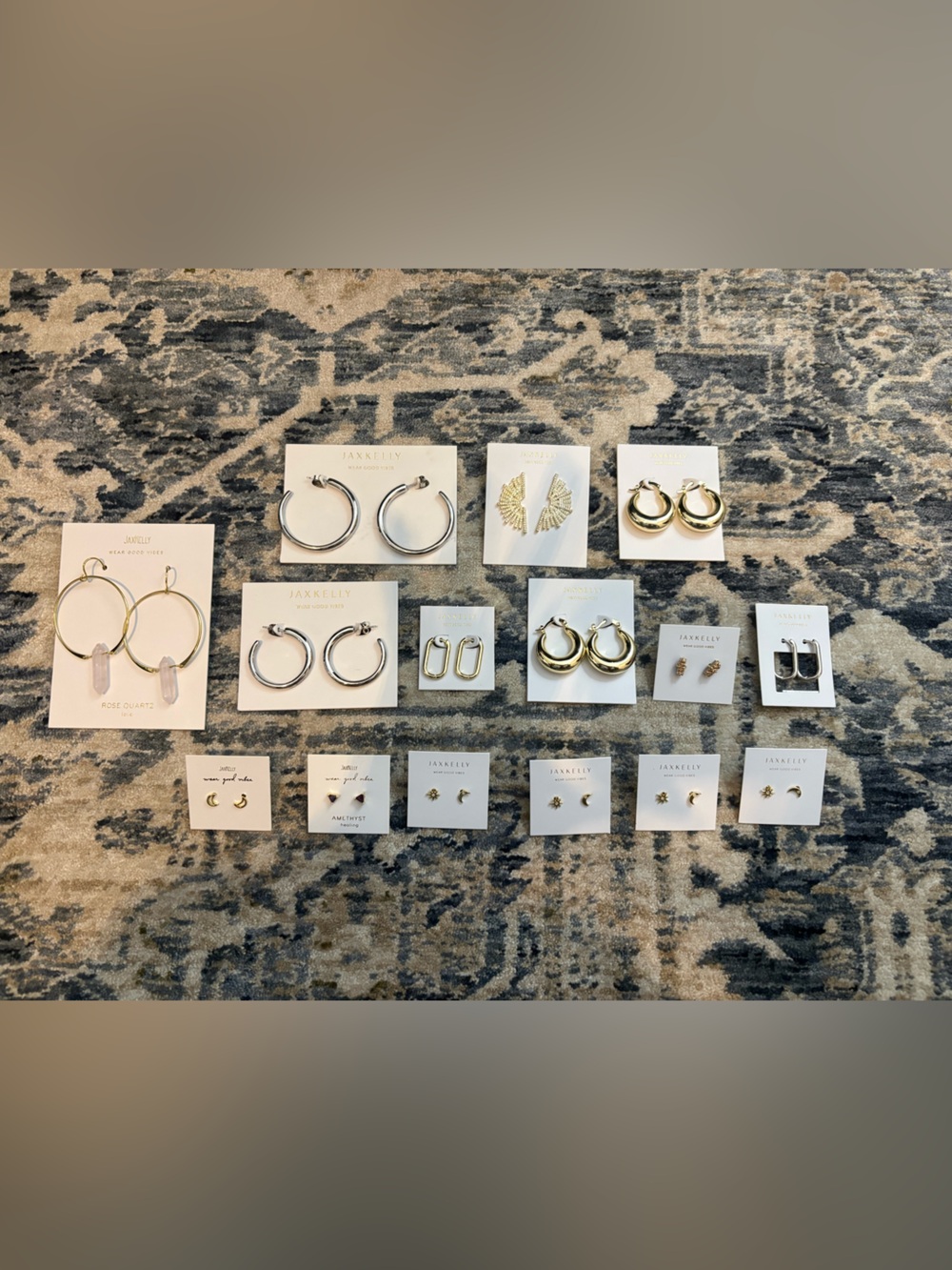 Assorted variety of  JAXKELLY earrings
